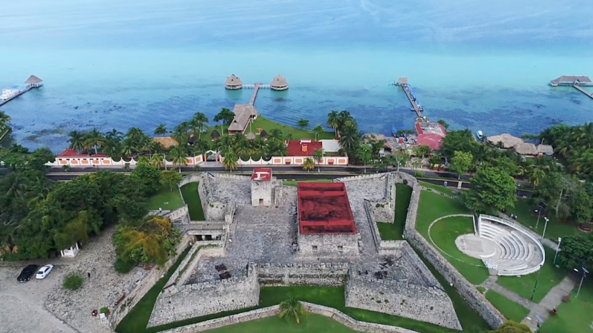 San Felipe Fort Bacalar, fortress, fuerte de San Felipe