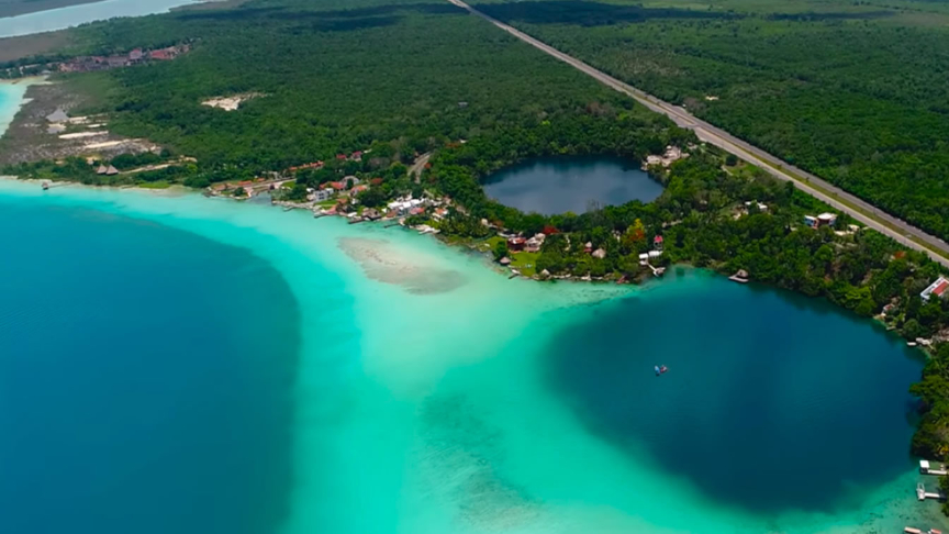 Bacalar Lagoon, laguna de bacalar