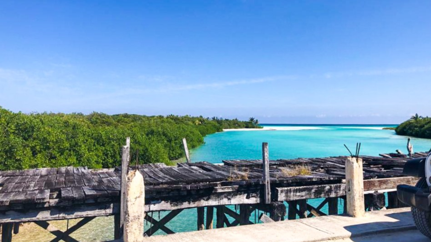 bridge to punta allen sian kaan