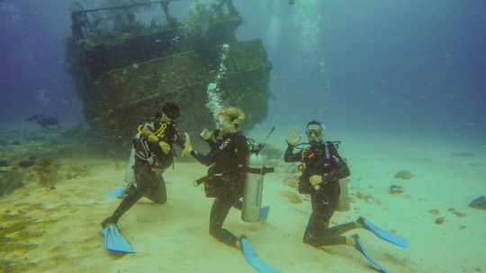 mama viña ship wreck at playa del carmen